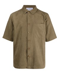 Chemise à manches courtes olive Han Kjobenhavn