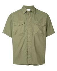 Chemise à manches courtes olive John Elliott