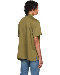 Chemise à manches courtes olive Nudie Jeans