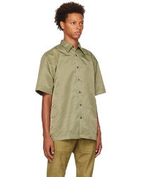 Chemise à manches courtes olive Dries Van Noten