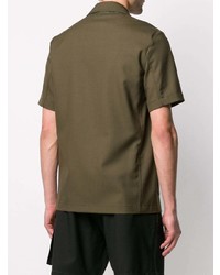 Chemise à manches courtes olive Marni