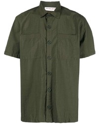 Chemise à manches courtes olive Orlebar Brown