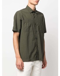 Chemise à manches courtes olive Orlebar Brown