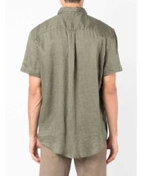 Chemise à manches courtes olive OSKLEN