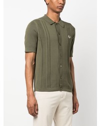 Chemise à manches courtes olive Fred Perry