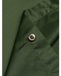 Chemise à manches courtes olive Givenchy