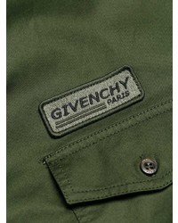 Chemise à manches courtes olive Givenchy
