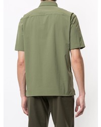 Chemise à manches courtes olive D'urban