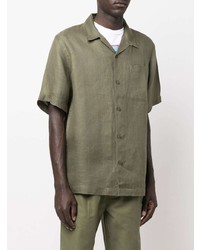 Chemise à manches courtes olive Maharishi