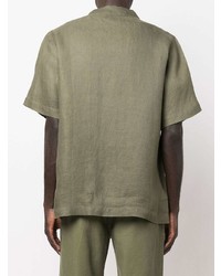 Chemise à manches courtes olive Maharishi