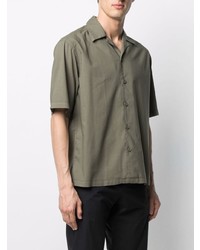 Chemise à manches courtes olive Costumein