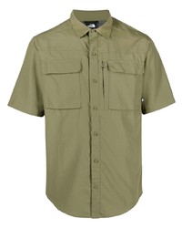 Chemise à manches courtes olive The North Face