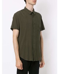 Chemise à manches courtes olive OSKLEN