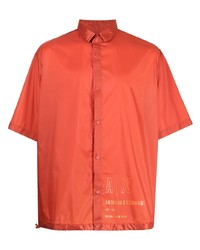 Chemise à manches courtes orange Armani Exchange