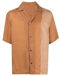 Chemise à manches courtes orange Attachment