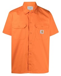 Chemise à manches courtes orange Carhartt WIP
