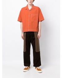 Chemise à manches courtes orange FIVE CM