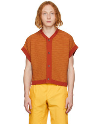 Chemise à manches courtes orange King & Tuckfield