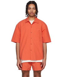 Chemise à manches courtes orange s.k. manor hill