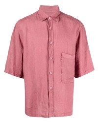 Chemise à manches courtes rose Costumein