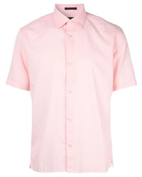 Chemise à manches courtes rose D'urban