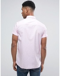 Chemise à manches courtes rose Jack and Jones