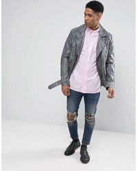 Chemise à manches courtes rose Jack and Jones