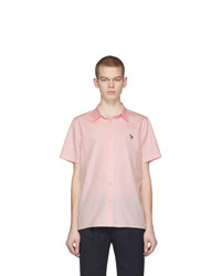 Chemise à manches courtes rose Ps By Paul Smith