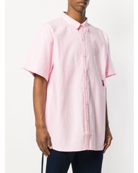 Chemise à manches courtes rose P.A.M.