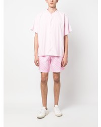 Chemise à manches courtes rose adidas