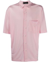 Chemise à manches courtes rose Styland