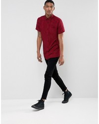 Chemise à manches courtes rouge Jack and Jones