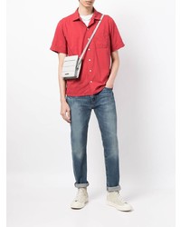 Chemise à manches courtes rouge Polo Ralph Lauren
