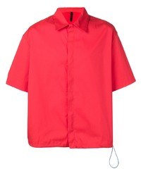Chemise à manches courtes rouge Unravel Project