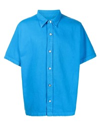 Chemise à manches courtes turquoise Frame