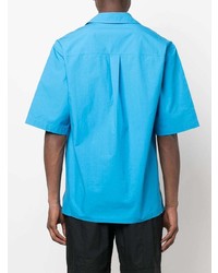 Chemise à manches courtes turquoise Ambush