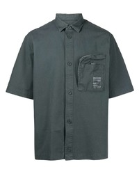 Chemise à manches courtes vert foncé Armani Exchange
