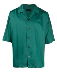 Chemise à manches courtes vert foncé Attachment