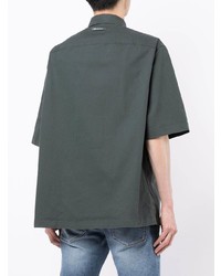 Chemise à manches courtes vert foncé Armani Exchange