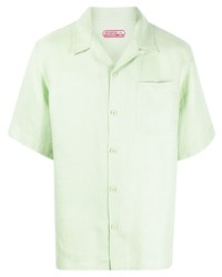 Chemise à manches courtes vert menthe Maharishi