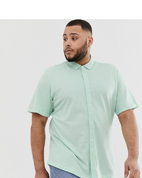 Chemise à manches courtes vert menthe ONLY & SONS