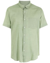 Chemise à manches courtes vert menthe OSKLEN