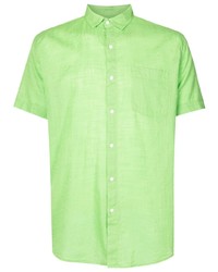 Chemise à manches courtes vert menthe OSKLEN