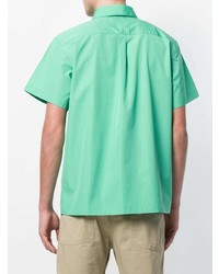 Chemise à manches courtes vert menthe A.P.C.