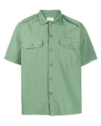 Chemise à manches courtes vert menthe Universal Works