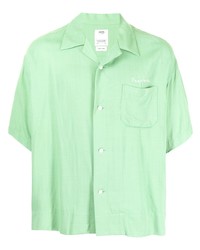 Chemise à manches courtes vert menthe VISVIM