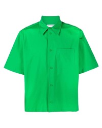 Chemise à manches courtes verte Bottega Veneta