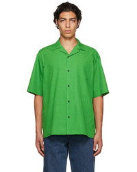 Chemise à manches courtes verte EGONlab