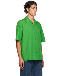 Chemise à manches courtes verte EGONlab