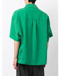 Chemise à manches courtes verte Kolor